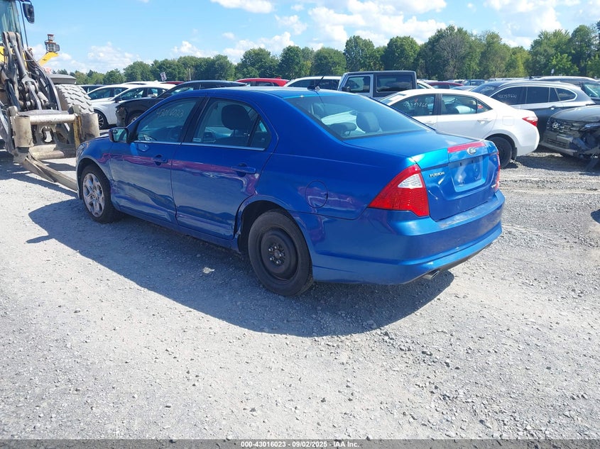 Vin: 3fahp0hg2br268878, lot: 43510152, ford fusion se 20113