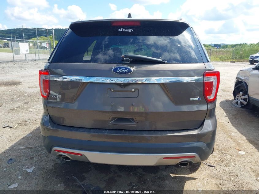 2016 Ford Explorer Xlt VIN: 1FM5K8D83GGB60613 Lot: 43016162