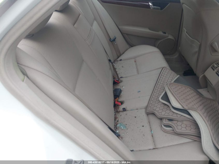 2011 Mercedes-Benz C 300 VIN: WDDGF8BB6BR158597 Lot: 43016217