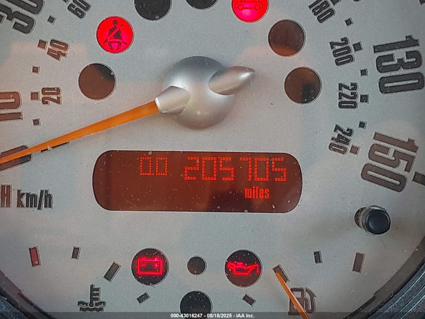 2004 Mini Cooper S VIN: WMWRE334X4TD86858 Lot: 43016247