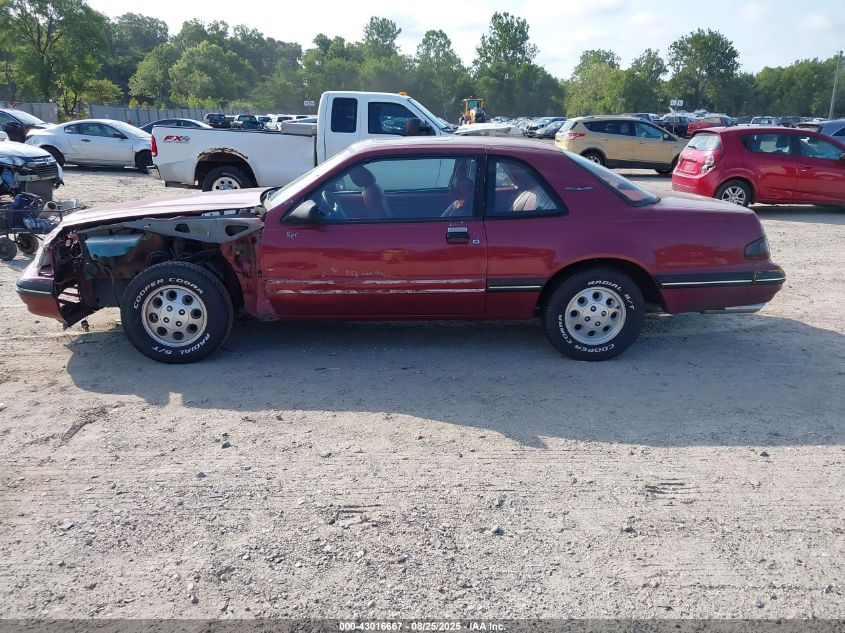 1988 Ford Thunderbird Sport VIN: 1FABP61F1JH212473 Lot: 43016667