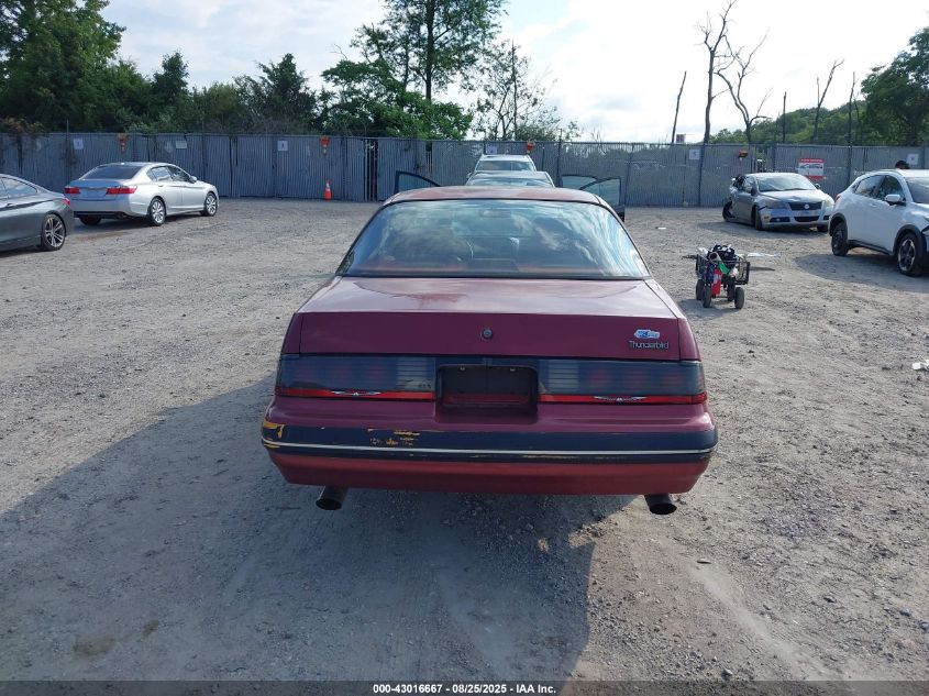 1988 Ford Thunderbird Sport VIN: 1FABP61F1JH212473 Lot: 43016667