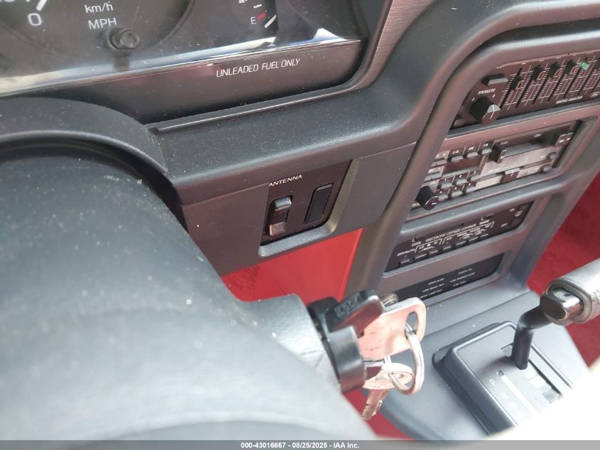 1988 Ford Thunderbird Sport VIN: 1FABP61F1JH212473 Lot: 43016667