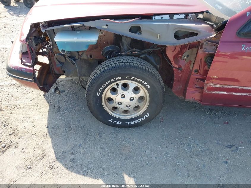 1988 Ford Thunderbird Sport VIN: 1FABP61F1JH212473 Lot: 43016667