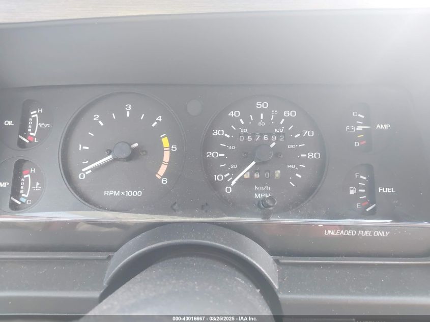 1988 Ford Thunderbird Sport VIN: 1FABP61F1JH212473 Lot: 43016667