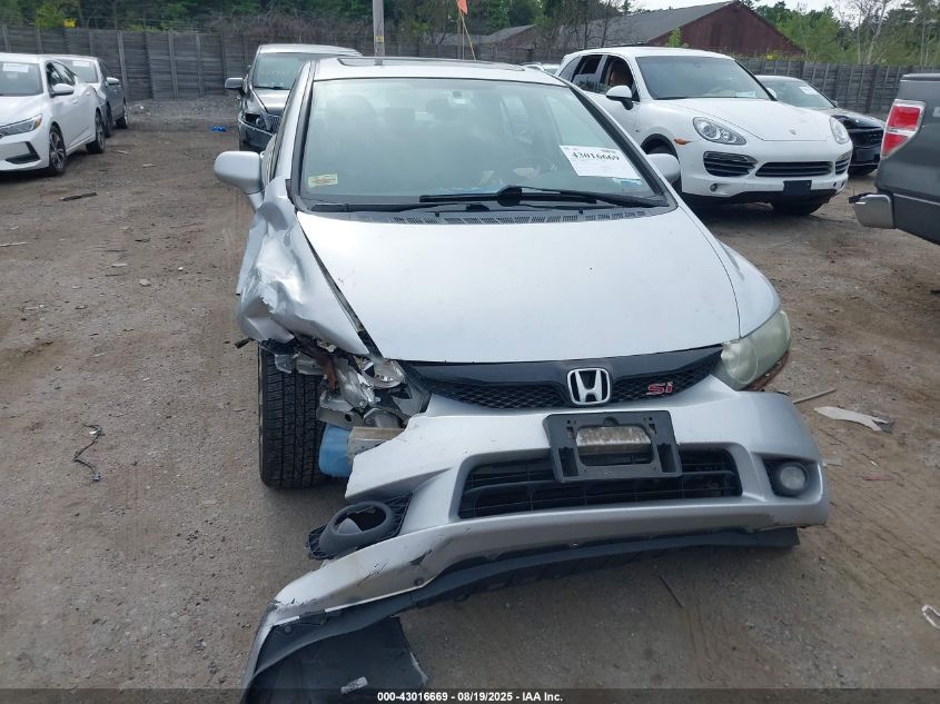 2009 Honda Civic Si VIN: 2HGFA555X9H707268 Lot: 43016669