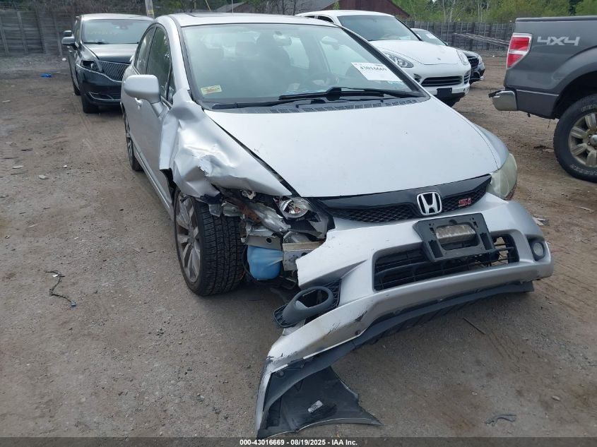 2009 Honda Civic Si VIN: 2HGFA555X9H707268 Lot: 43016669