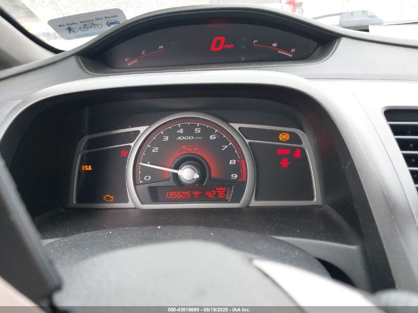 2009 Honda Civic Si VIN: 2HGFA555X9H707268 Lot: 43016669