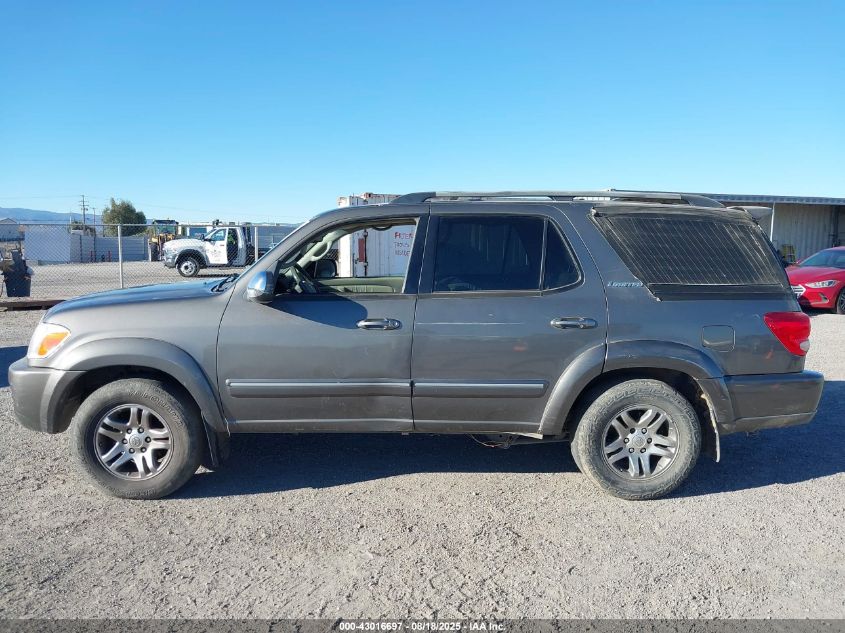 2007 Toyota Sequoia Limited V8 VIN: 5TDZT38A27S297731 Lot: 43016697