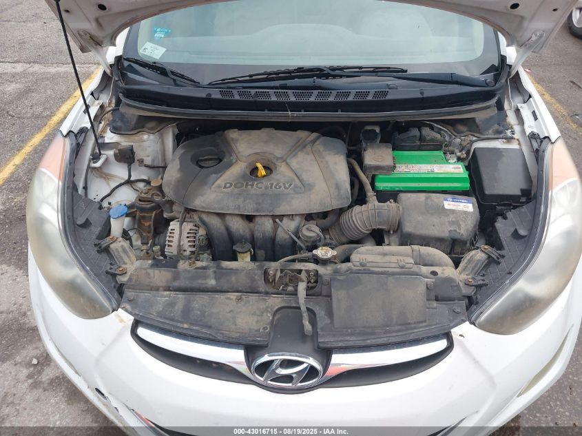 2013 Hyundai Elantra Gls VIN: 5NPDH4AE3DH219992 Lot: 43016715