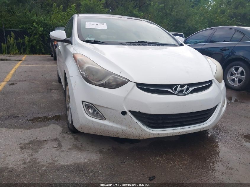 2013 Hyundai Elantra Gls VIN: 5NPDH4AE3DH219992 Lot: 43016715