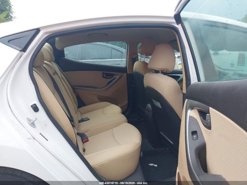 2013 Hyundai Elantra Gls VIN: 5NPDH4AE3DH219992 Lot: 43016715