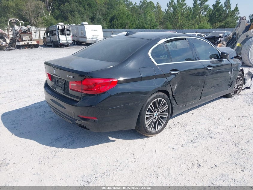 Vin: wbaje7c38hg890249, lot: 43510879, bmw 540i xdrive 20174