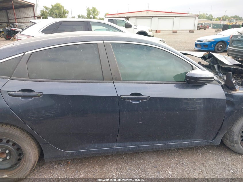 2020 Honda Civic 2.0 Lx Blue Lot 111043016958 Vin 2HGFC2F65LH565676