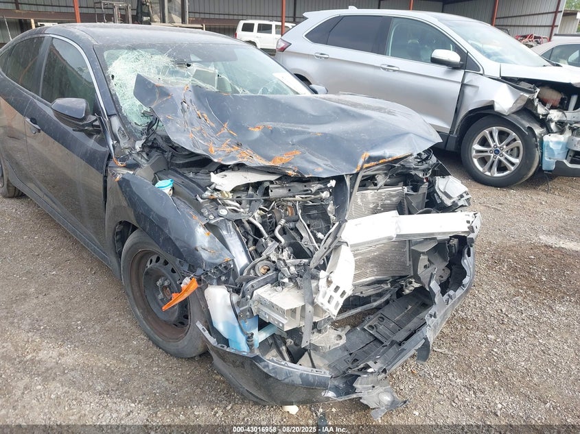 2020 Honda Civic 2.0 Lx Blue Lot 111043016958 Vin 2HGFC2F65LH565676