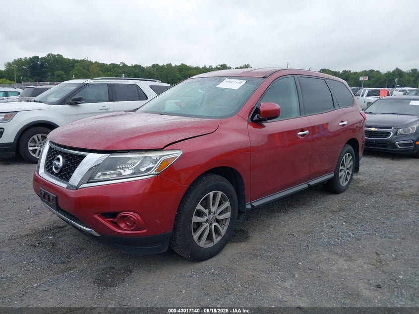 2014 NISSAN PATHFINDER S 5N1AR2MM0EC730592