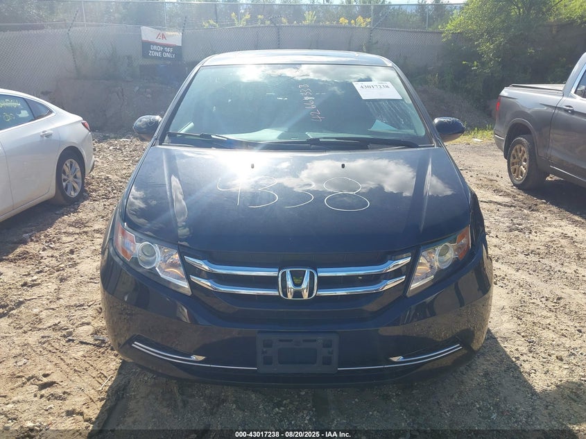 2015 Honda Odyssey Ex-L VIN: 5FNRL5H6XFB034218 Lot: 43017238