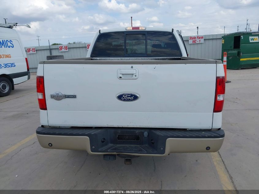 2008 Ford F-150 60Th Anniversary/Fx2/King Ranch/Lariat/Xlt VIN: 1FTPW12VX8KC19561 Lot: 43017274
