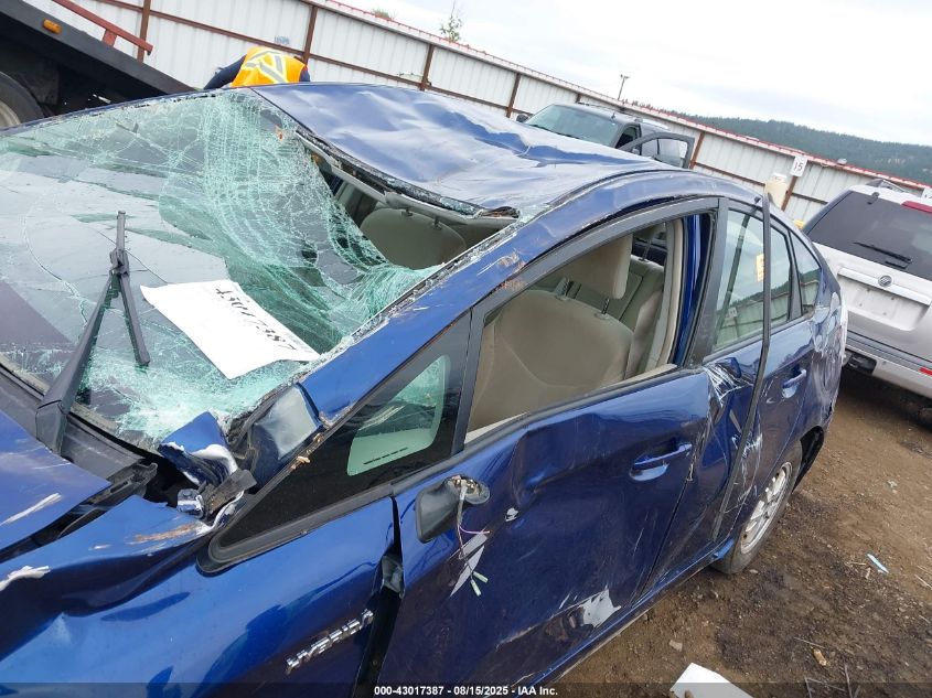 2011 Toyota Prius Two VIN: JTDKN3DU5B0294443 Lot: 43017387