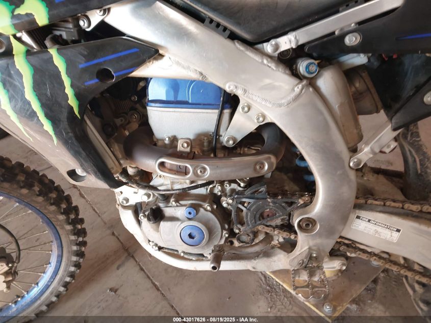 2022 Yamaha Yz450 F VIN: JYACJ26C7NA012828 Lot: 43017626