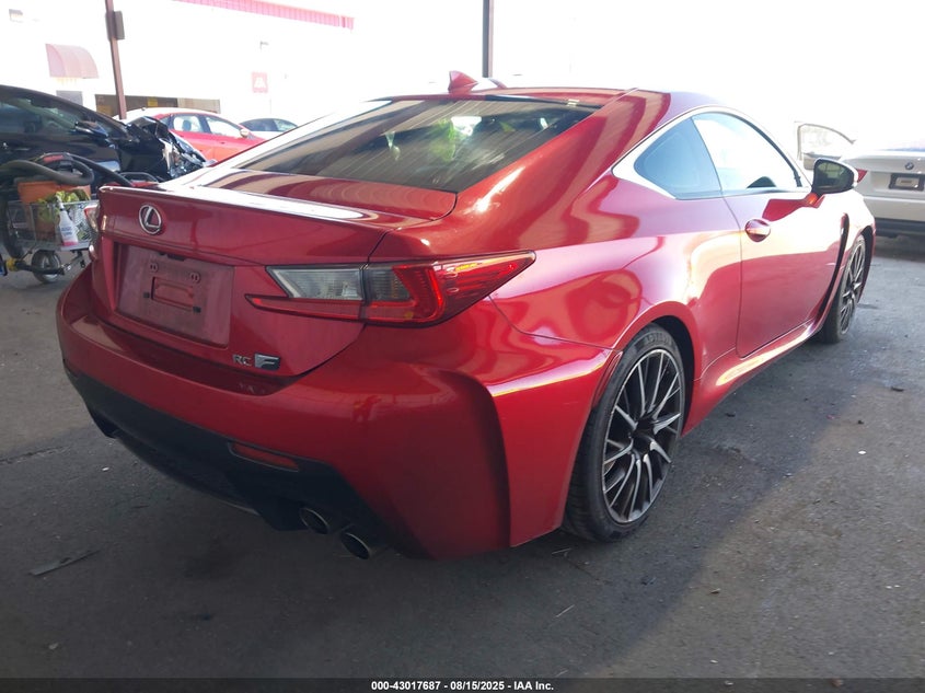 Vin: jthhp5bc3f5003617, lot: 43511816, lexus rc f 20154