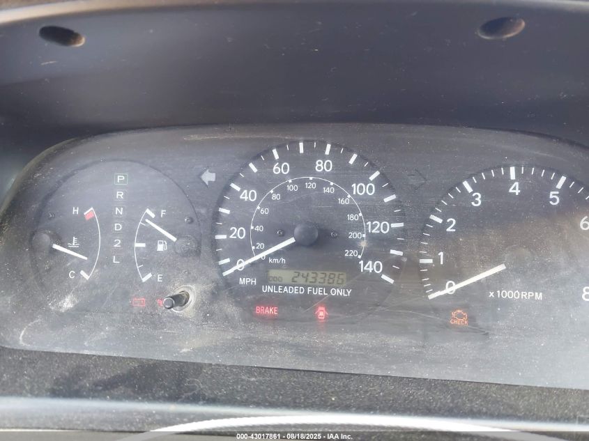 1998 Toyota Camry Le VIN: JT2BG22K9W0164993 Lot: 43017861