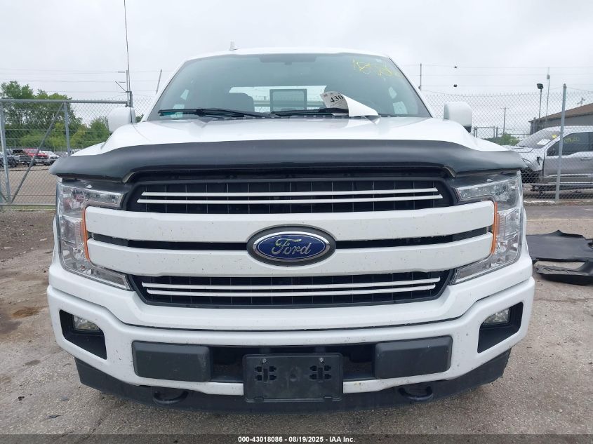 2018 Ford F-150 Lariat VIN: 1FTFW1E51JFC17512 Lot: 43018086