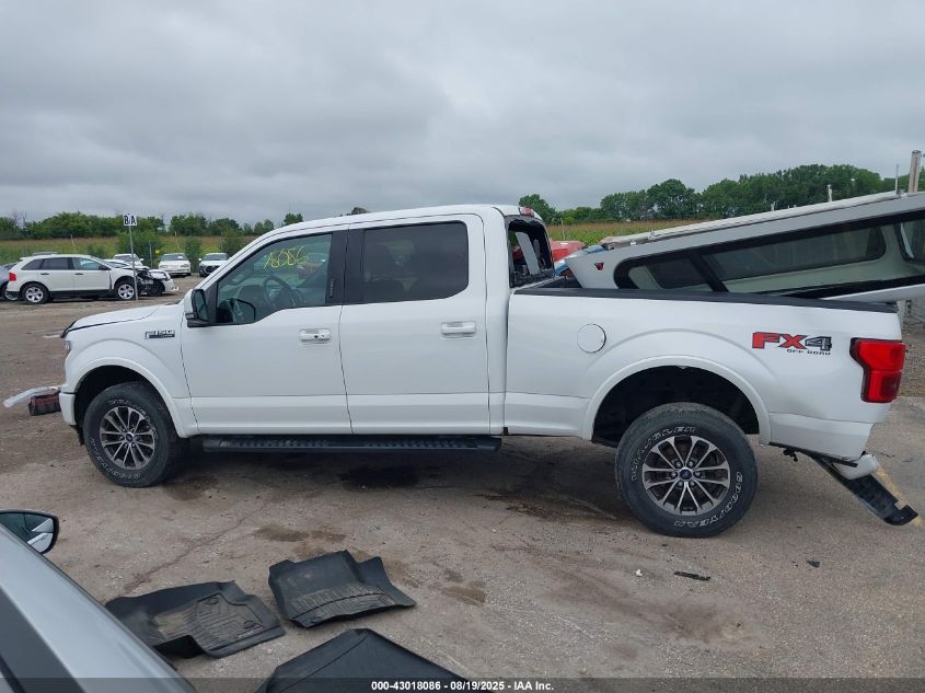 2018 Ford F-150 Lariat VIN: 1FTFW1E51JFC17512 Lot: 43018086