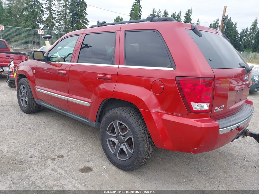 2006 Jeep Grand Cherokee Limited red other gasoline 1J8HR58246C353787 photo #4