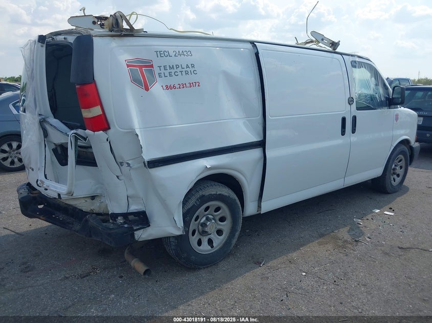 2013 CHEVROLET EXPRESS 1500 WORK VAN - 1GCSGAFX1D1146809