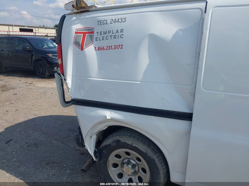 2013 CHEVROLET EXPRESS 1500 WORK VAN - 1GCSGAFX1D1146809