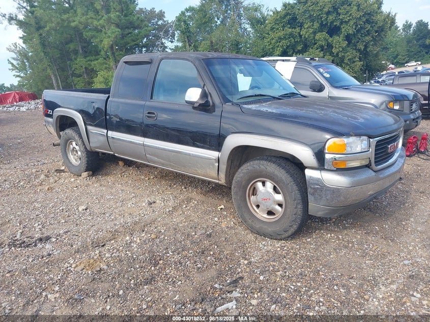 2000 GMC Sierra 1500 Sle black truck gasoline 2GTEK19T0Y1377544 photo #1