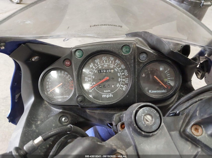 2009 Kawasaki Ex250 J VIN: JKAEXMJ189DA29653 Lot: 43018341