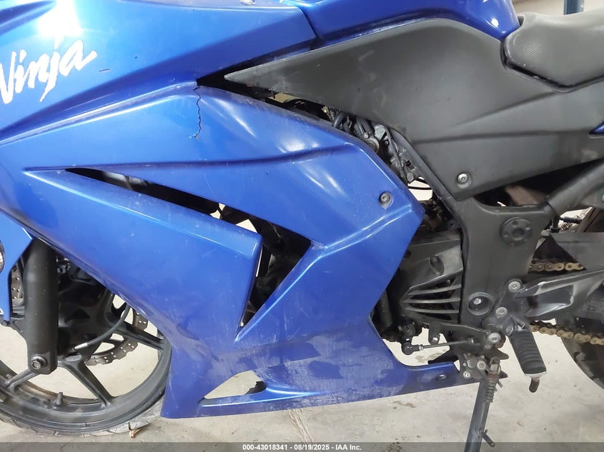 2009 Kawasaki Ex250 J VIN: JKAEXMJ189DA29653 Lot: 43018341