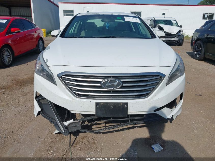 2017 Hyundai Sonata VIN: 5NPE24AF8HH533867 Lot: 43018606