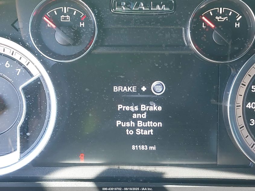 2017 Ram 1500 Sport 4X4 5'7 Box VIN: 1C6RR7MT2HS827533 Lot: 43018702