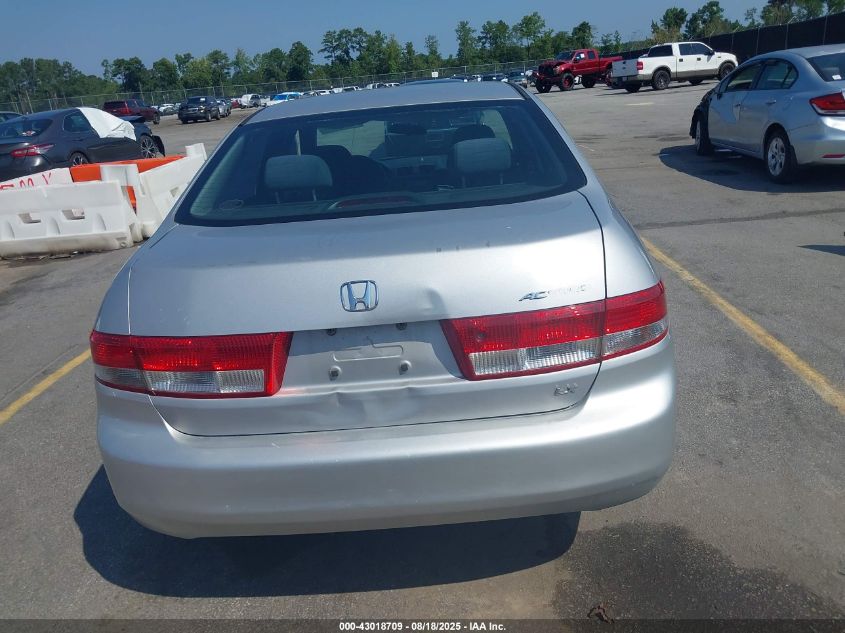2003 Honda Accord 2.4 Lx VIN: 1HGCM56303A001990 Lot: 43018709