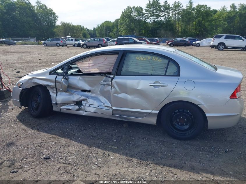 2009 Honda Civic Lx VIN: 1HGFA16559L027479 Lot: 43018726