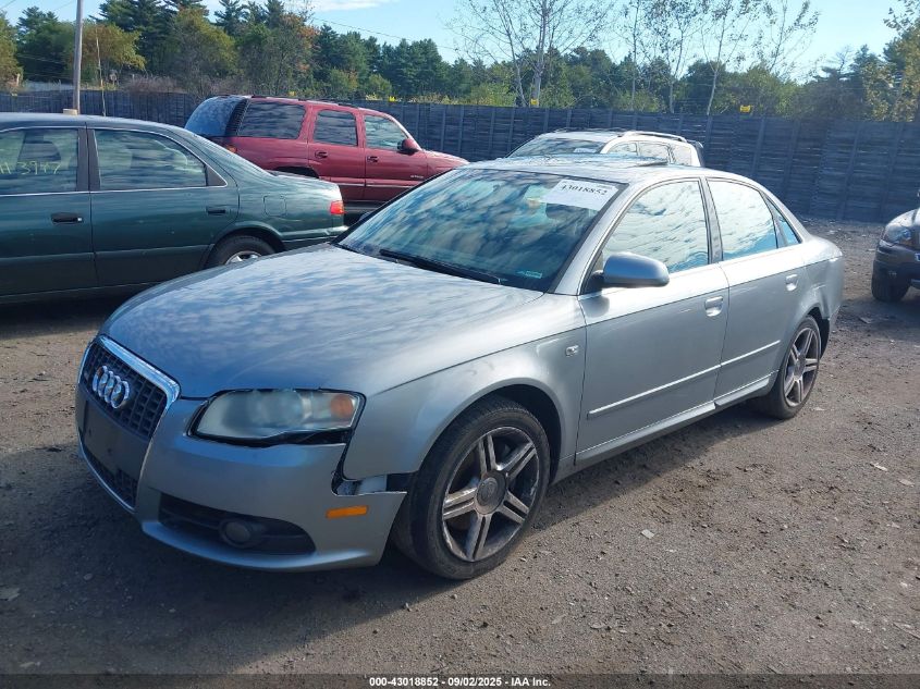 2008 Audi A4 2.0T VIN: WAUDF78E98A044803 Lot: 43018852