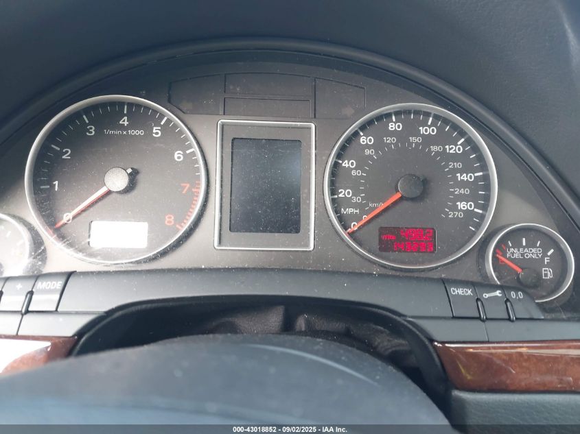 2008 Audi A4 2.0T VIN: WAUDF78E98A044803 Lot: 43018852