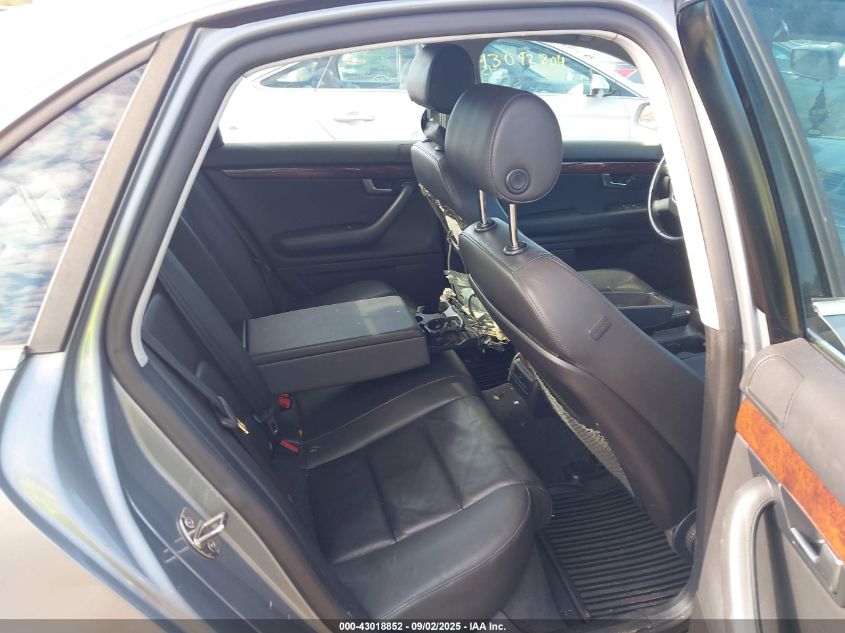 2008 Audi A4 2.0T VIN: WAUDF78E98A044803 Lot: 43018852