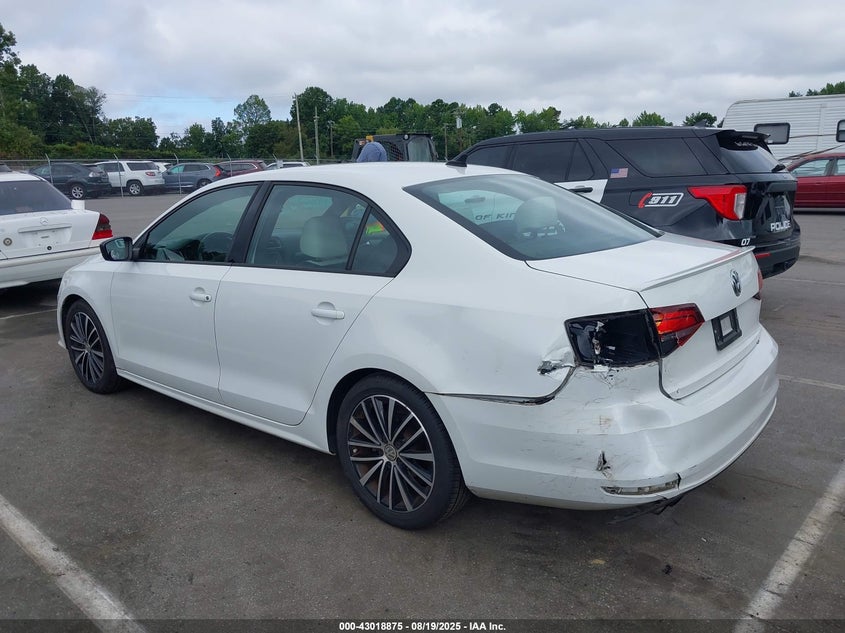 2016 VOLKSWAGEN JETTA 1.8T SPORT - 3VWD17AJ3GM228366