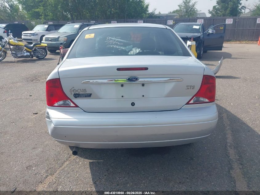 2001 Ford Focus Zts VIN: 1FAFP38391W175969 Lot: 43018958