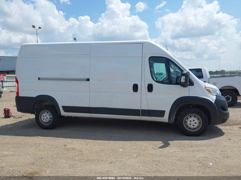 2023 Ram Promaster 2500 3.6 High Roof 159 Wb White Lot 111043019064 Vin 3C6LRVDG2PE588208