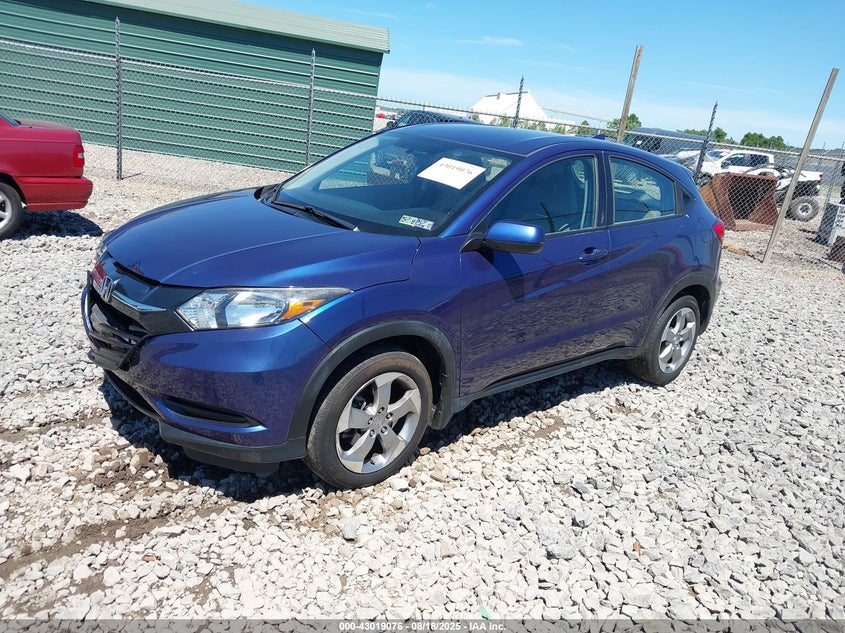 2016 HONDA HR-V LX 3CZRU6H35GM769110