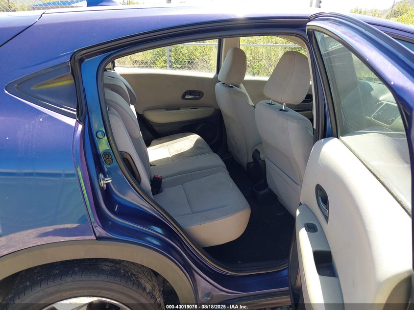 2016 HONDA HR-V LX 3CZRU6H35GM769110