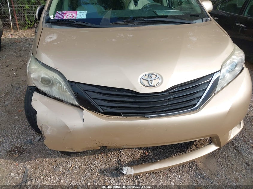 2012 Toyota Sienna Le V6 8 Passenger VIN: 5TDKK3DC9CS220554 Lot: 43019466