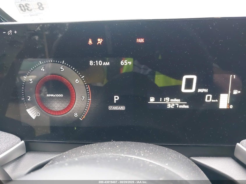 2025 Nissan Kicks Sv Intelligent Awd VIN: 3N8AP6CB4SL325521 Lot: 43019487