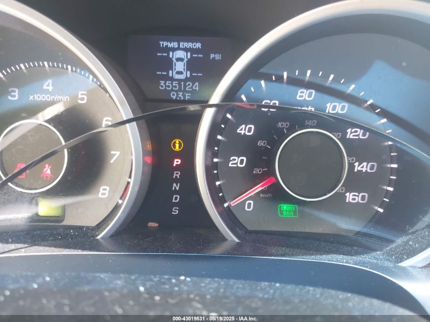 2010 Acura Tl 3.5 VIN: 19UUA8F53AA001561 Lot: 43019531