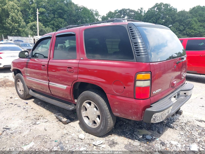2006 GMC Yukon Slt red suv gasoline 1GKEC13T66J112754 photo #4